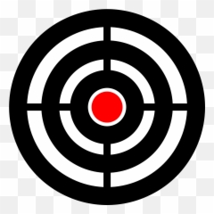 Target Bullseye Aim Arrow Gun - Bullseye Target Transparent Background Emoji,Gun Star Emoji