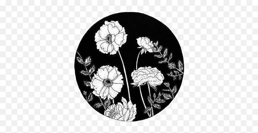 Flowers Flower Blackfriday Black With - East Azerbaijan Emoji,Black And White Flower Emoji
