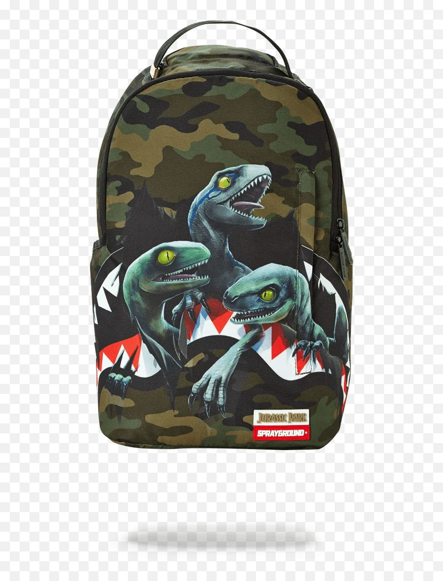 Sprayground Backpack Jurassic World - Sprayground Jurassic World Emoji,Emoji School Backpack