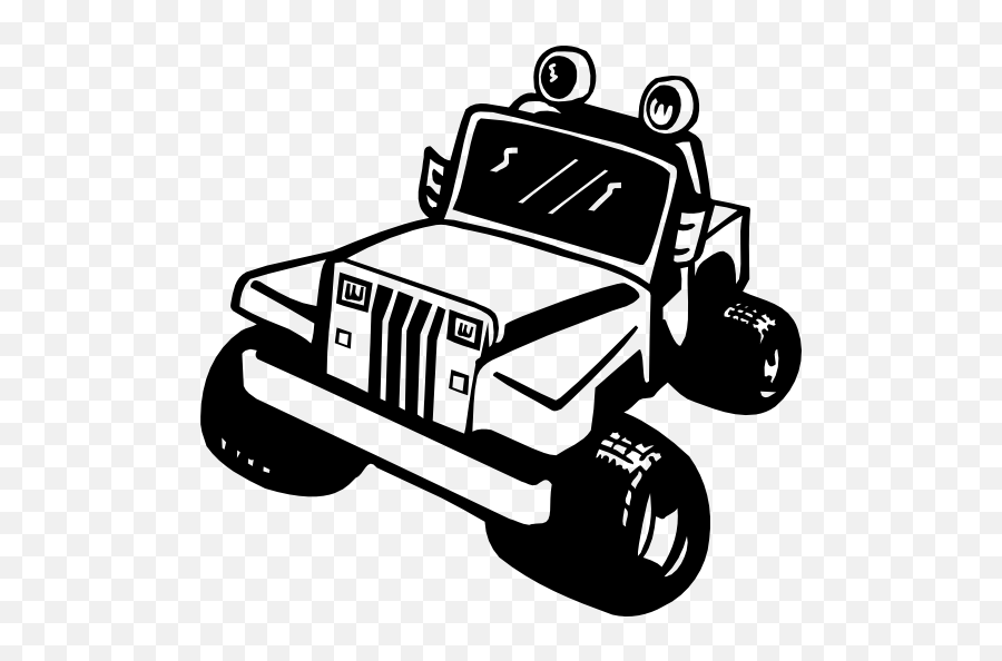 Jeep Sticker - Low Rider Jeep Stickers Emoji,Jeep Emoji