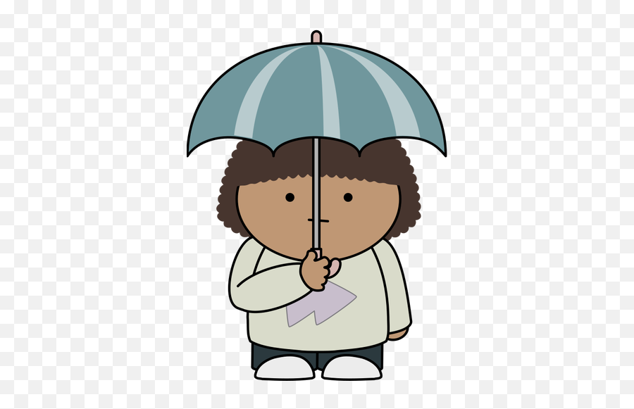 Umbrella Kid - Cartoon Emoji,Umbrella Sun Emoji