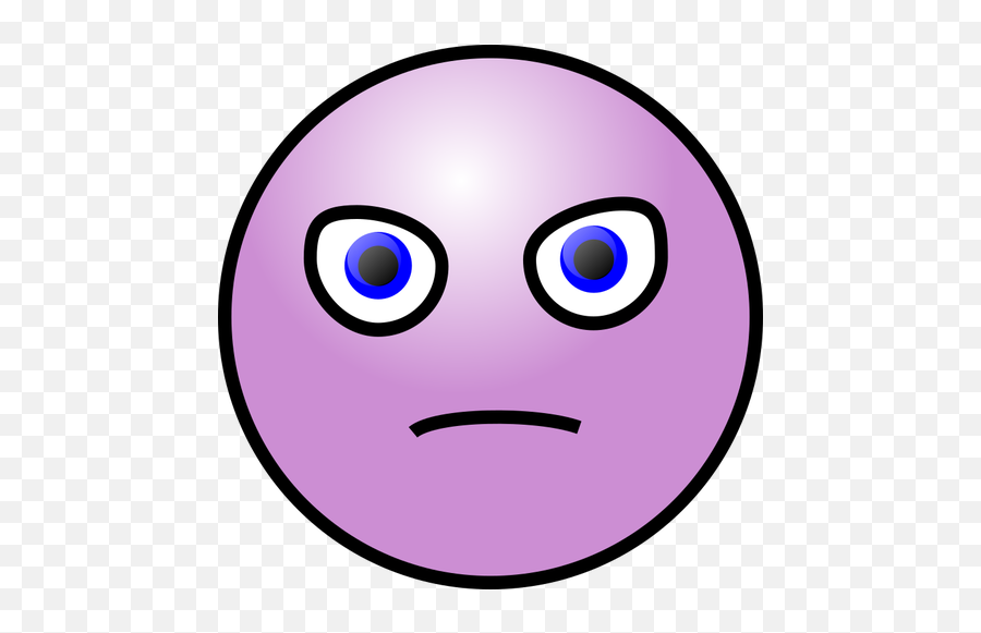 Purple Devilish Emoticon - Angry Smiley Emoji,Emoticons