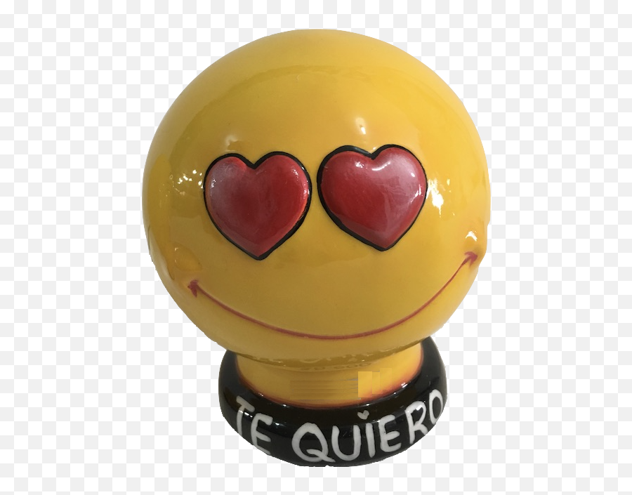 Alcancía Emoji Ojos Corazón - Figurine,Corazon Emoji