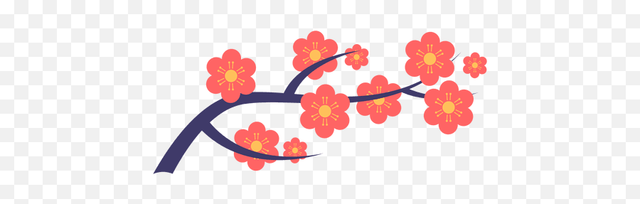 48591 Flower Free Clipart - Flower Japan Png Emoji,Japanese Emoticons Flower In Hair