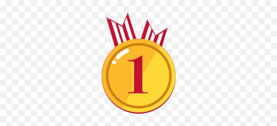 Top 1st Place Stickers For Android Ios - 1st Place Medal Gif Emoji,Gold Medal Emoji