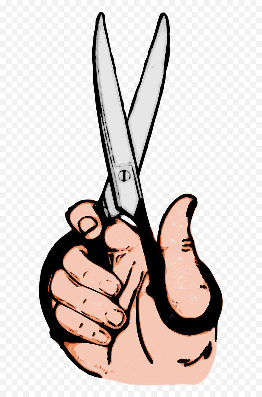 Grip Hand Office Scissors Supplies - Hand Scissor Clip Art Emoji,Rock Fist Emoji