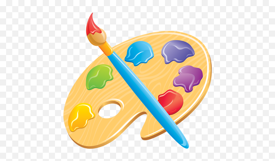 Palette Png - Transparent Paint Palette Clipart Emoji,Wet Emoji Background