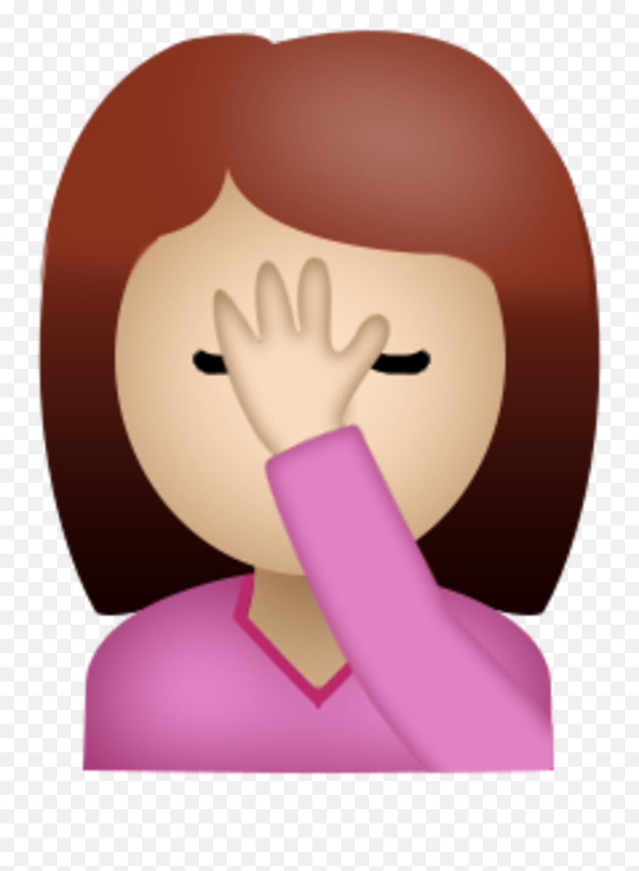 Download Girl Sweating Emoji Png Image With No Background - Emoji Girl Cover Face,Sweating Emoji