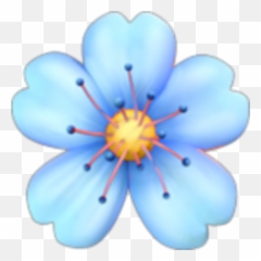 Italyemojiflowerblue - Sticker By Desireebellini Transparent Iphone Flower Emoji Png,Italy Emoji