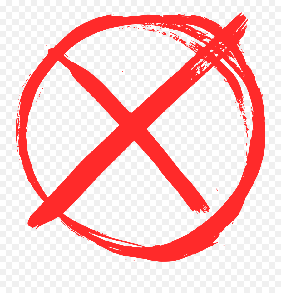 Notwanted Dont Lkt Crossout Cross - No Icon Png Transparent Emoji,Cross Out Emoji