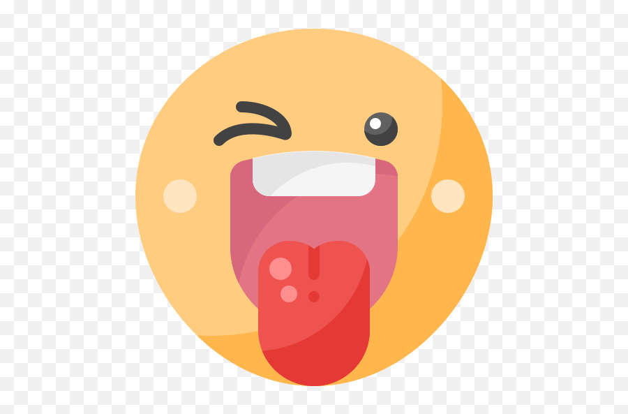 Winking Face - Free Smileys Icons Illustration Emoji,Emoticons Winking