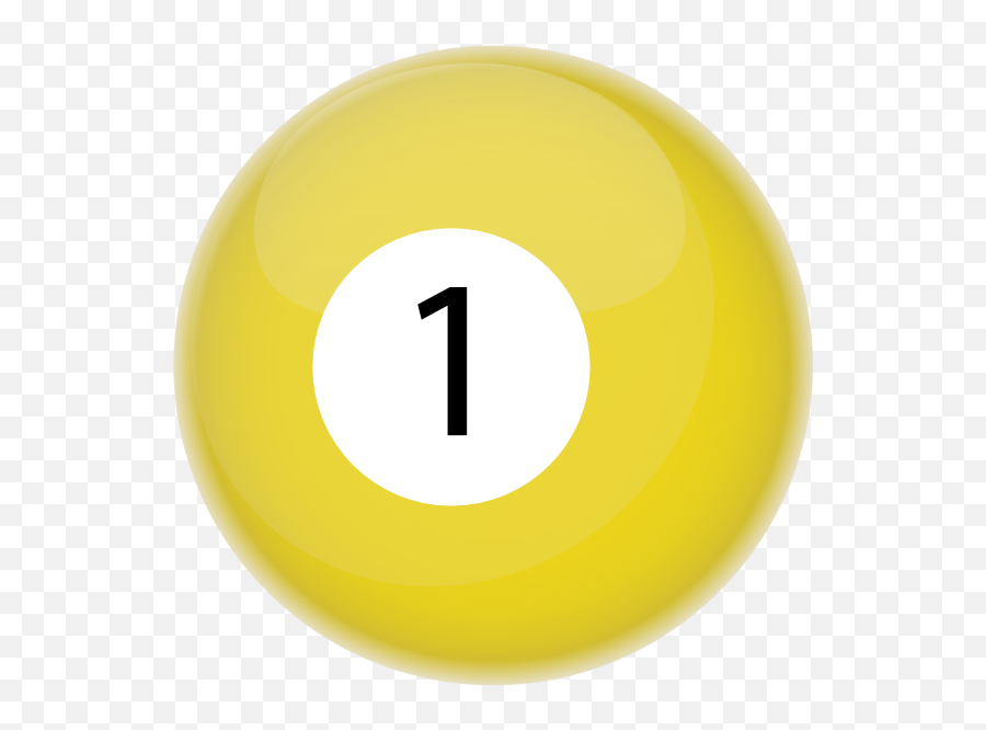 Clipart - 1 Ball Clip Art Library Billiard Ball Emoji,Emoji Pool
