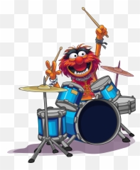 Drum clipart drum roll Transparent FREE for - Animal Muppet Drummer Emoji