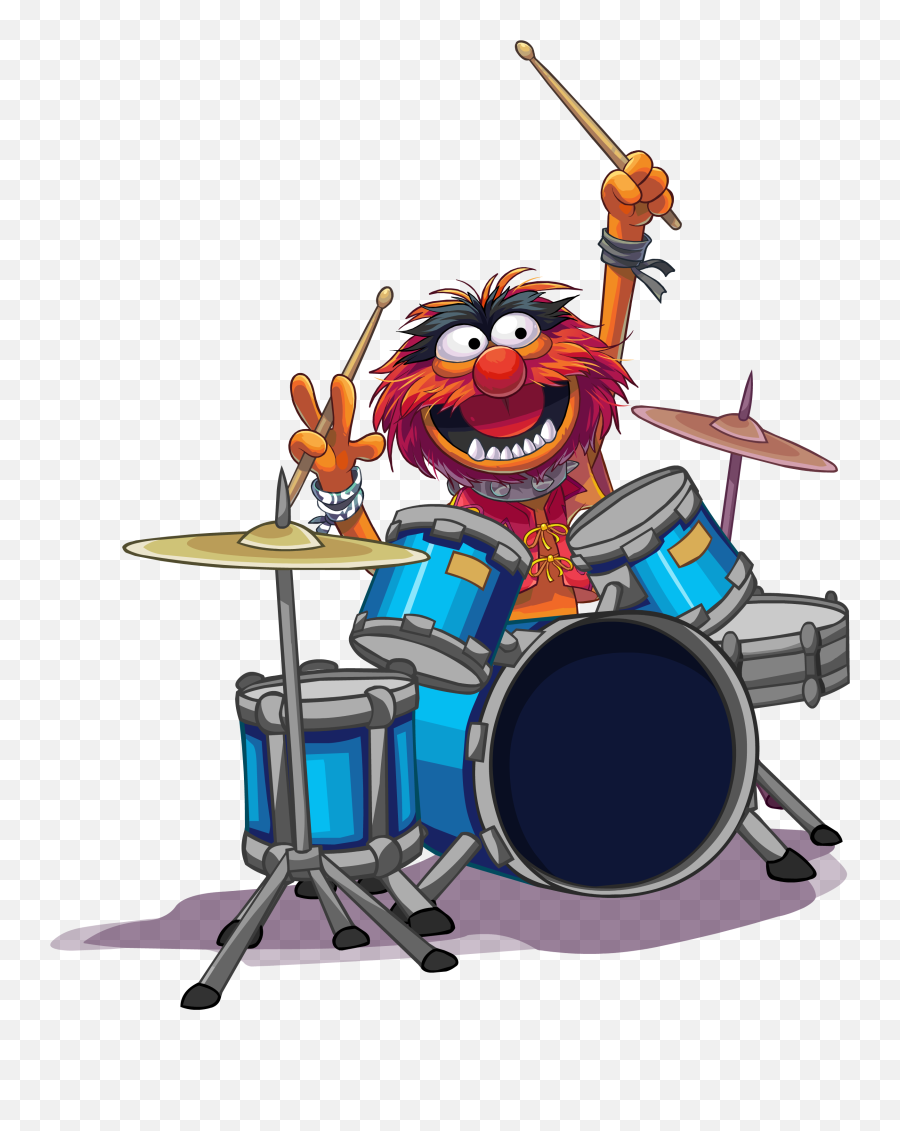Drum Clipart Drum Roll Drum Drum Roll Transparent Free For - Animal Muppet Drummer Emoji,Drum Roll Emoji