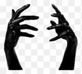 horror hands black dark - Sticker by Valerie Horror Hand Png Emoji