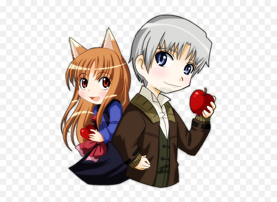 Download Free Spice And Wolf Transparent Image Icon - Chibi Spice And Wolf Emoji,Werewolf Emoji