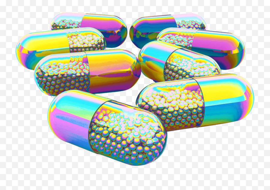 Pills Medicine Holographic Holo Sticker By Dinaaaaaah - Pills Png Emoji,Drug Emoji