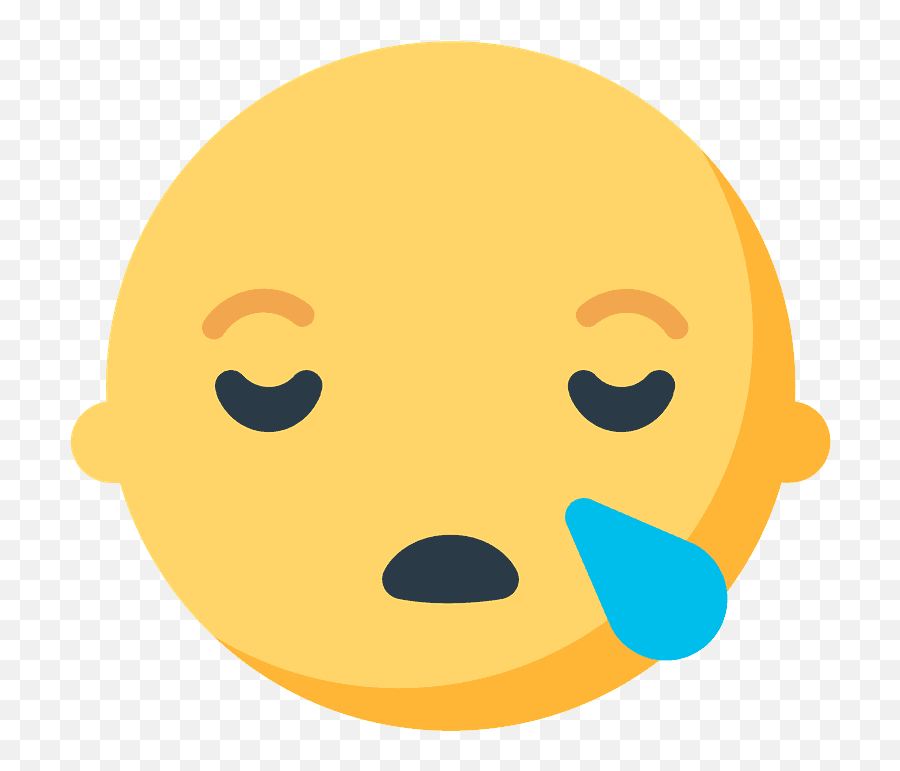 Sleepy Face Emoji Clipart Free Download Transparent Png - Sad Emoji Mozilla,Sleeping Emoji Png