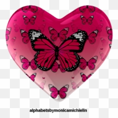 Alphabets by Mônica Michielin ALFABETO BORBOLETA ROSA PINK - Letter Butterfly Blue Emoji