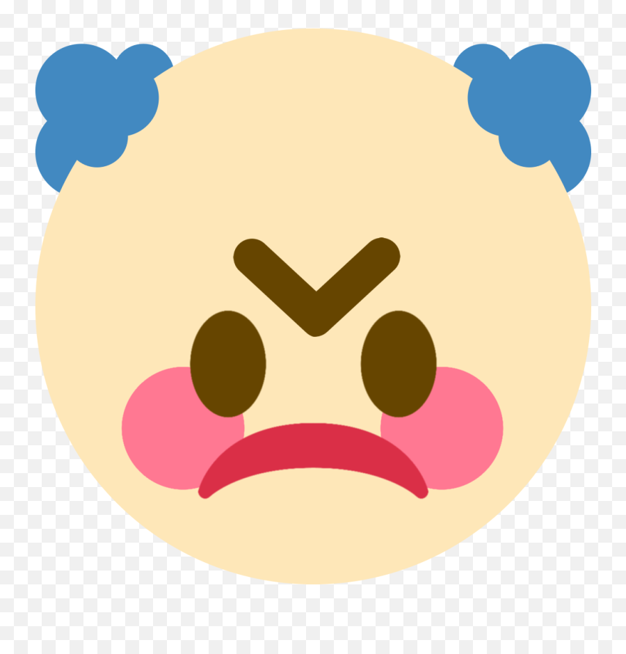 Virusdetected - Pensive Clown Emoji,Fingerguns Emoji