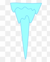 Icicle Clipart Single Icicle Single - Cartoon Ice Spike Png Emoji,Icicle Emoji