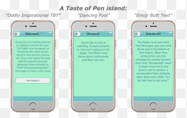The Pen Island Game - Iphone Emoji