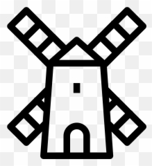 Vector Windmill Modern Transparent Png Clipart Free - Mhp Ukraine Logo Emoji