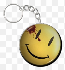 Watchmen Happy Face 1 - Watchmen Smiley Face Emoji,Metal Emoticon