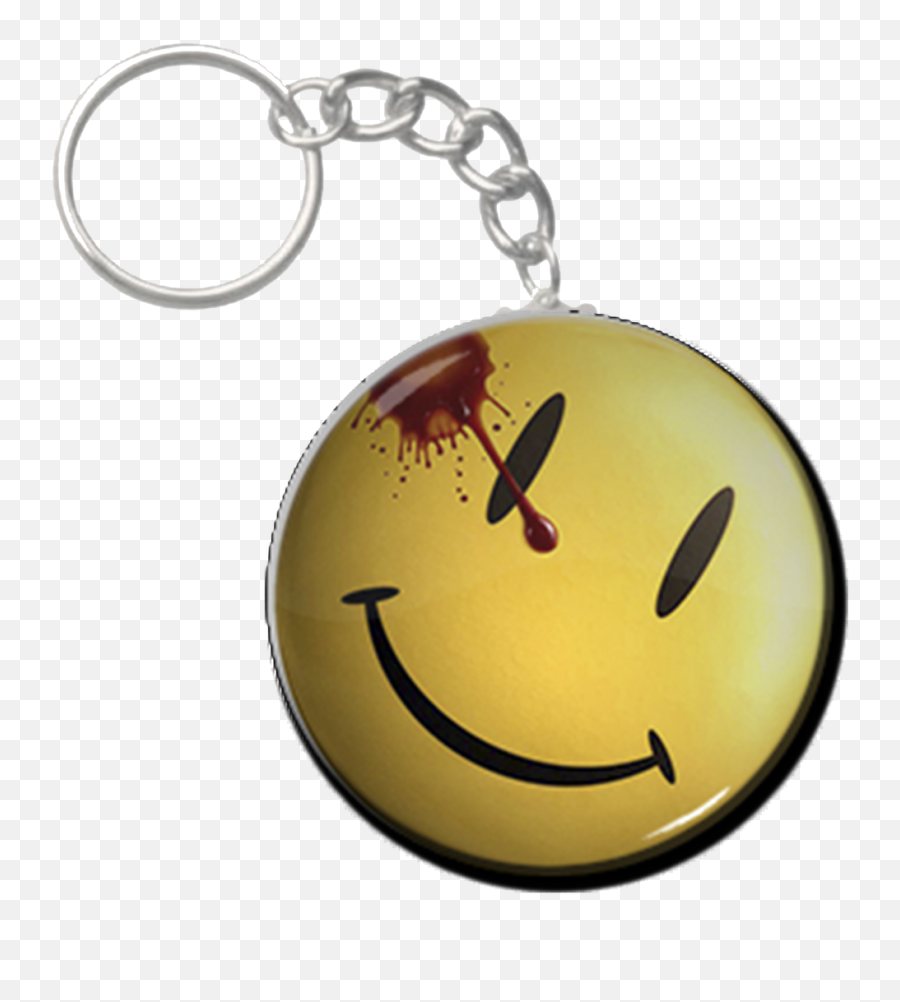 Watchmen Happy Face 1 - Watchmen Smiley Face Emoji,Metal Emoticon