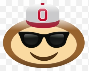 Brutus Emoji - Ohio State Emoji,Nut Emoji