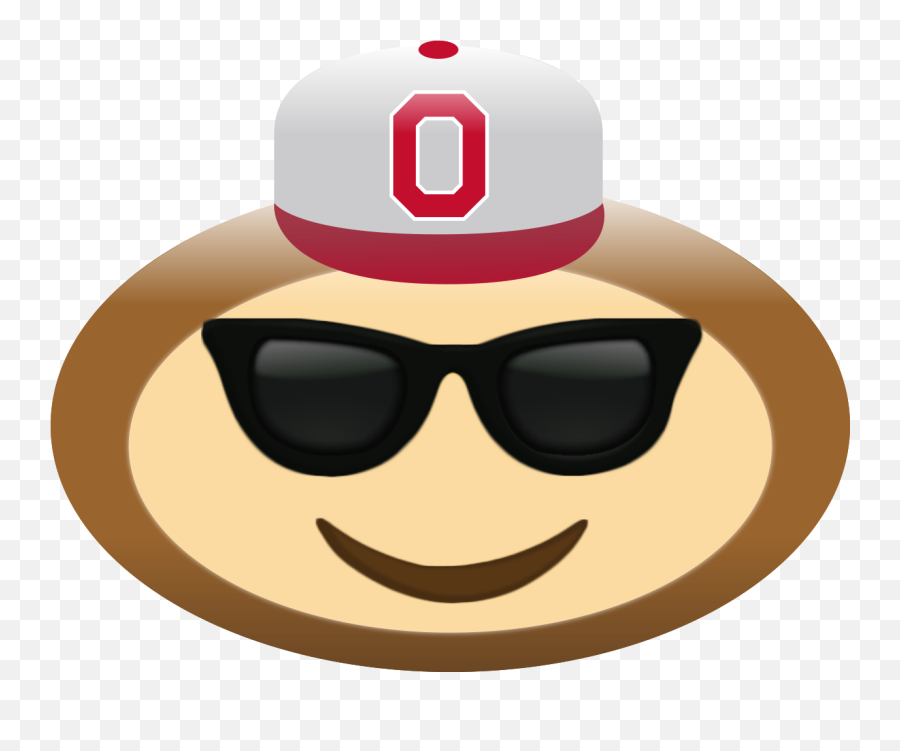 Brutus Emoji - Ohio State Emoji,Nut Emoji