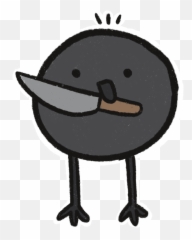 Some Crow Emojis I Made For The Discord - Cartoon,Bug Emoji