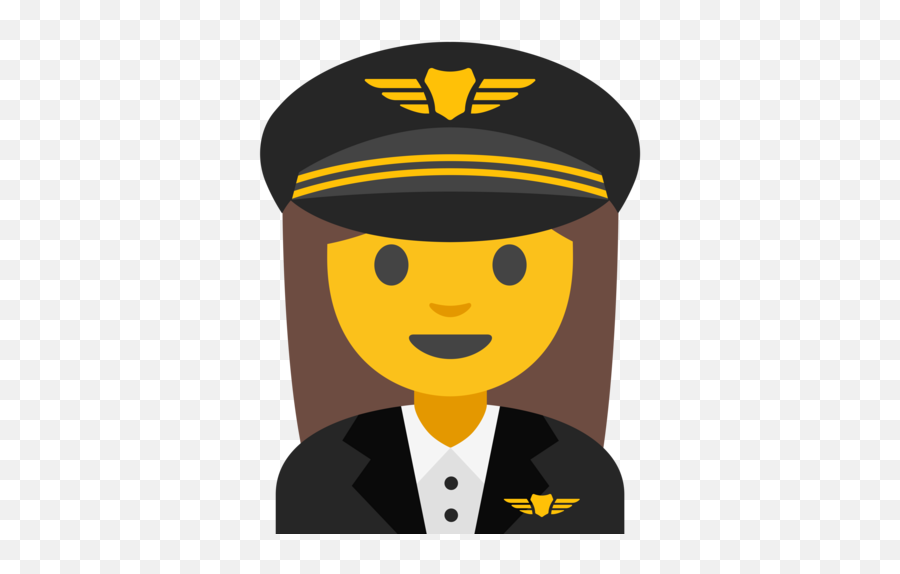 Woman Pilot Emoji - Pilot Woman Cartoon Png,Pilot Emoji
