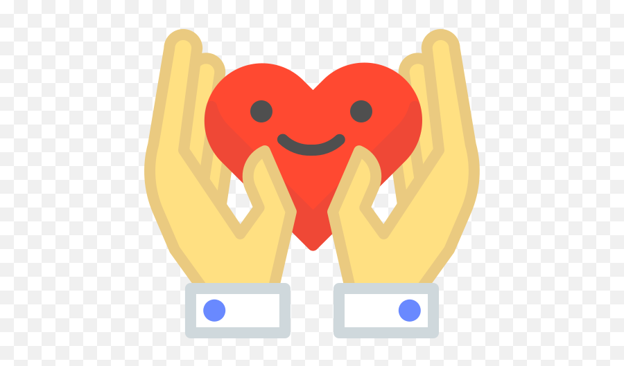 Icono Corazón De La Mano Manos Amor Emoji Gratis De - Emoji De Manos Con Corazon,Corazon Emoji