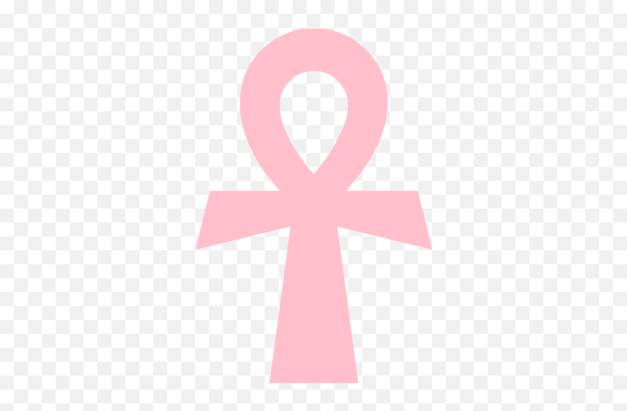 Pink Ankh Icon - Cross Emoji,Ankh Emoji