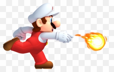 Mario Png - New Super Bros Fire Emoji