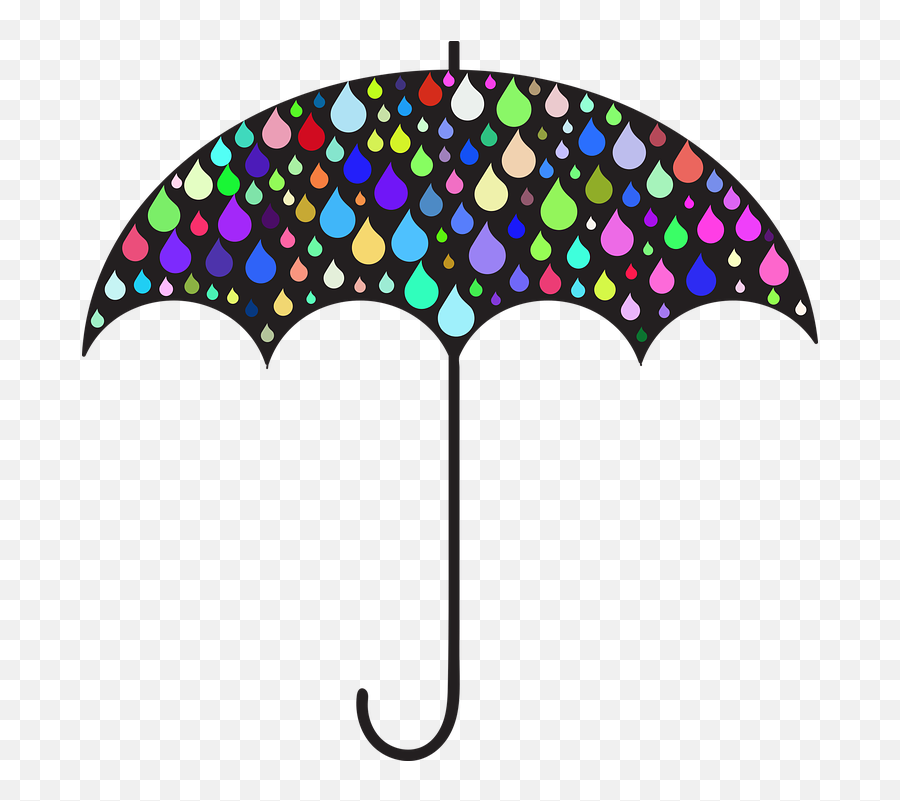Free Weather Rain Illustrations - Cute Png Umbrella Clipart Transparent Background Emoji,Emoji Lightning Bolt And Umbrella