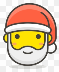 212 - Santa Claus Emoji Png