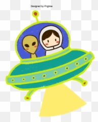 Vector Ufo File Transparent Png - Ufo Cartoon Png Emoji,Ufo Emoticon