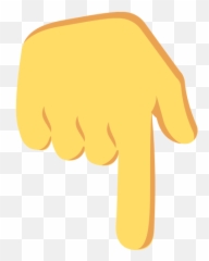 Emojione 1f447 - Hand Pointing Down Emoji Png,Ok Emoji