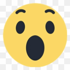 Asombrado Measombra Emoji - Facebook Reaction Wow Png