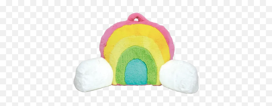 Rainbow Furry Pillow Iscream - Plush Emoji,Parachute Emoji