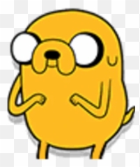 Jake - Jake The Dog Emoji,Butt Emoticon