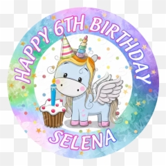 Unicorn - Unicorn Cake Image Printed Emoji,Unicorn Emoji Cake