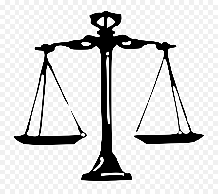 Justice Vector Timbangan Picture - Balança Do Direito Png Emoji,Scales Emoji