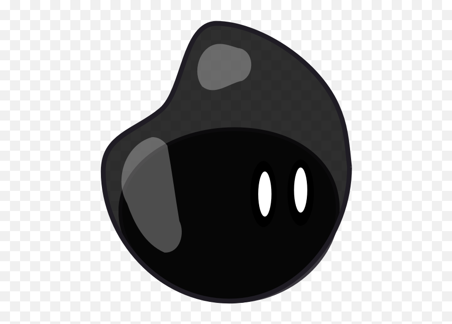 Black Jelly Thoughts - Circle Emoji,Angel Emoji Png