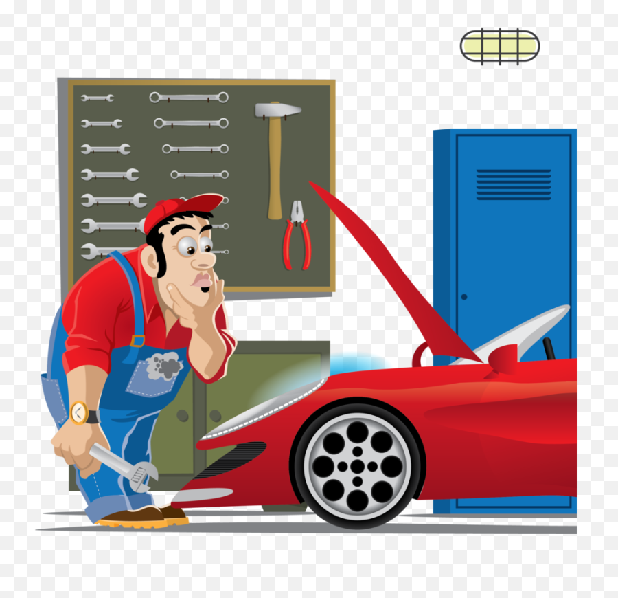 Transparent Car Mechanic Clipart - Mechanic Clip Art Emoji,Mechanic Emoji
