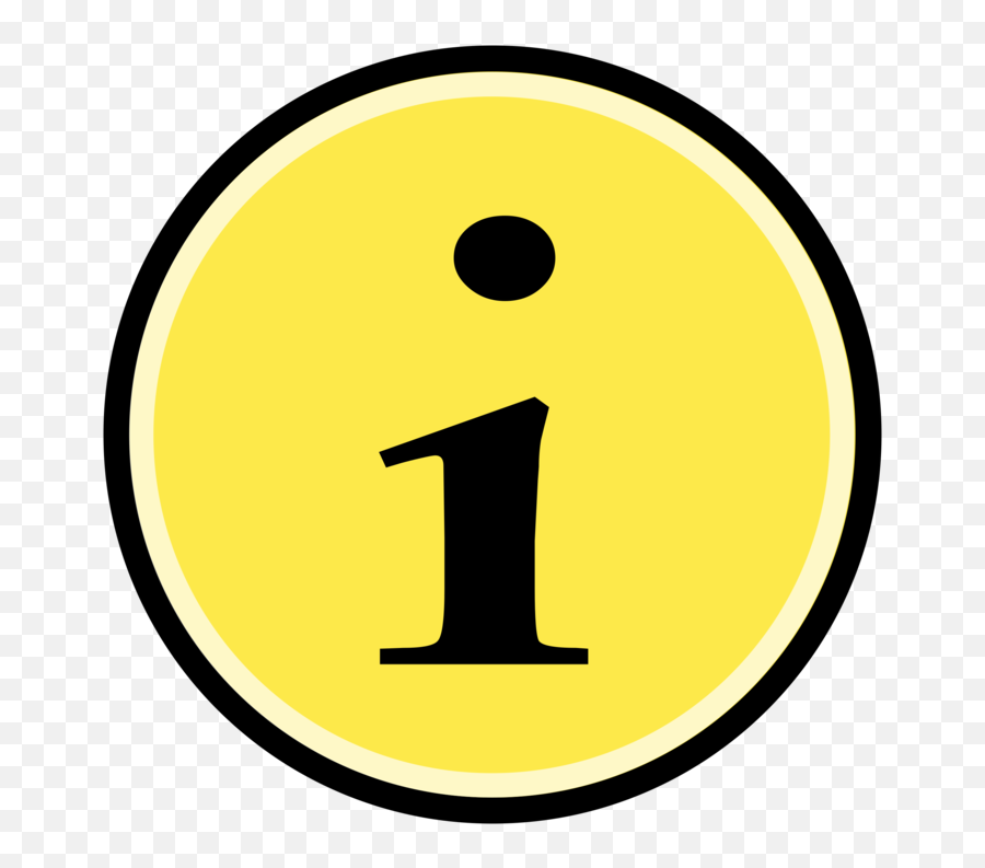 Emoticonareasymbol Png Clipart - Royalty Free Svg Png Information Icon Yellow Emoji,Emoticon M