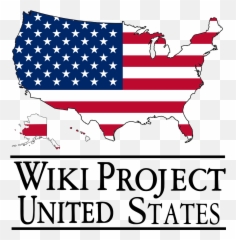Wikiproject United States Logo - United States Map Red Blue And White Emoji,Hawaii Flag Emoji