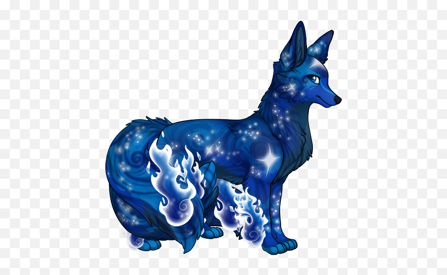 Star Wolf Png - Cute Anime Wolf Galaxy Emoji,Werewolf Emoji